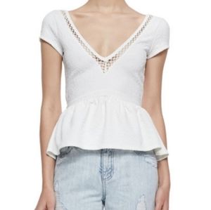 Free People Peplum Top
